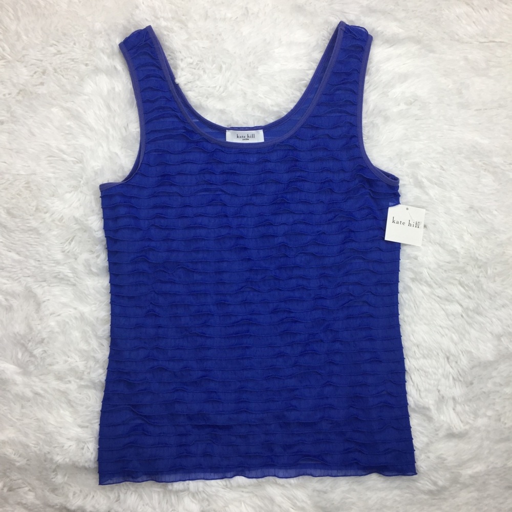 Kate Hill Essentials Ruffle Tank - Picture 2 of 6